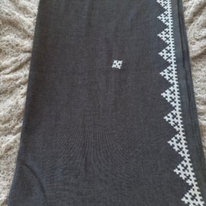 Handwoven Grace Charcoal Gray